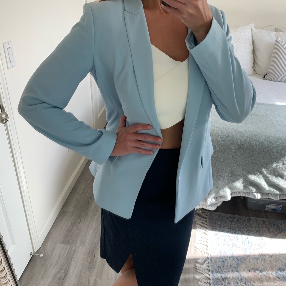 H&M Light Blue Blazer